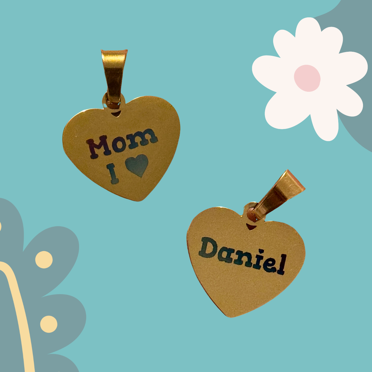 Heart engraved pendant with personalized message in Port St. Lucie & Palm Beach. 