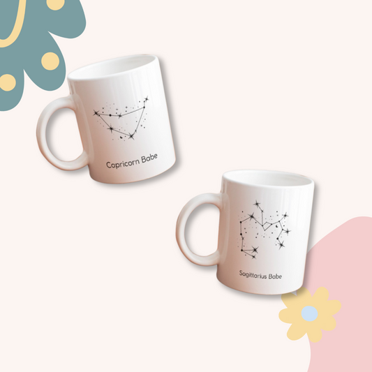Sublimated Zodiac mug with unique astrological design in Port St. Lucie & Palm Beach.