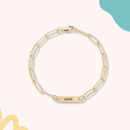 Stylish engraved bar bracelet design for a modern touch in Palm Beach. 