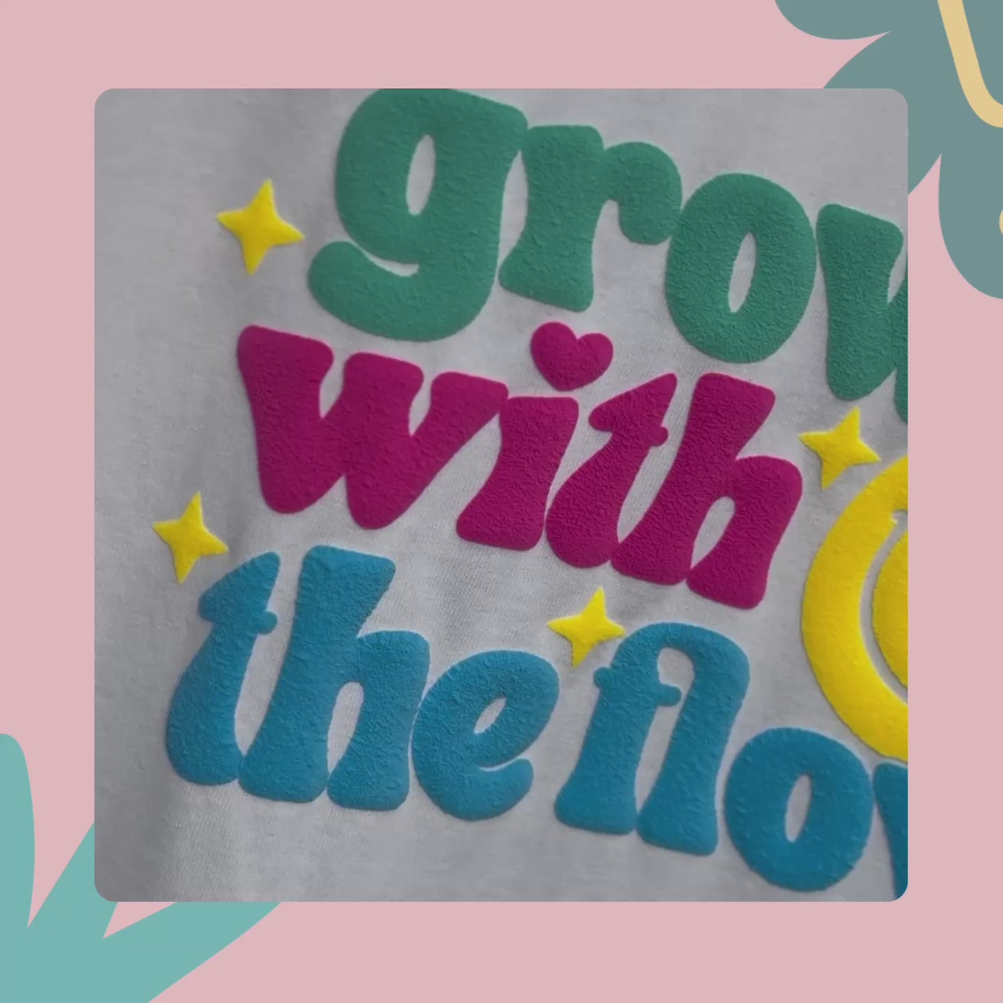 Personalized vinyl flower t-shirt perfect for any occasion in Palm Beach. 